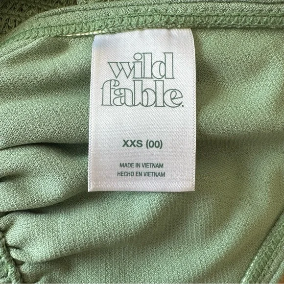 Wild Fable Light Green swim bikini Top - Picture 2 of 2